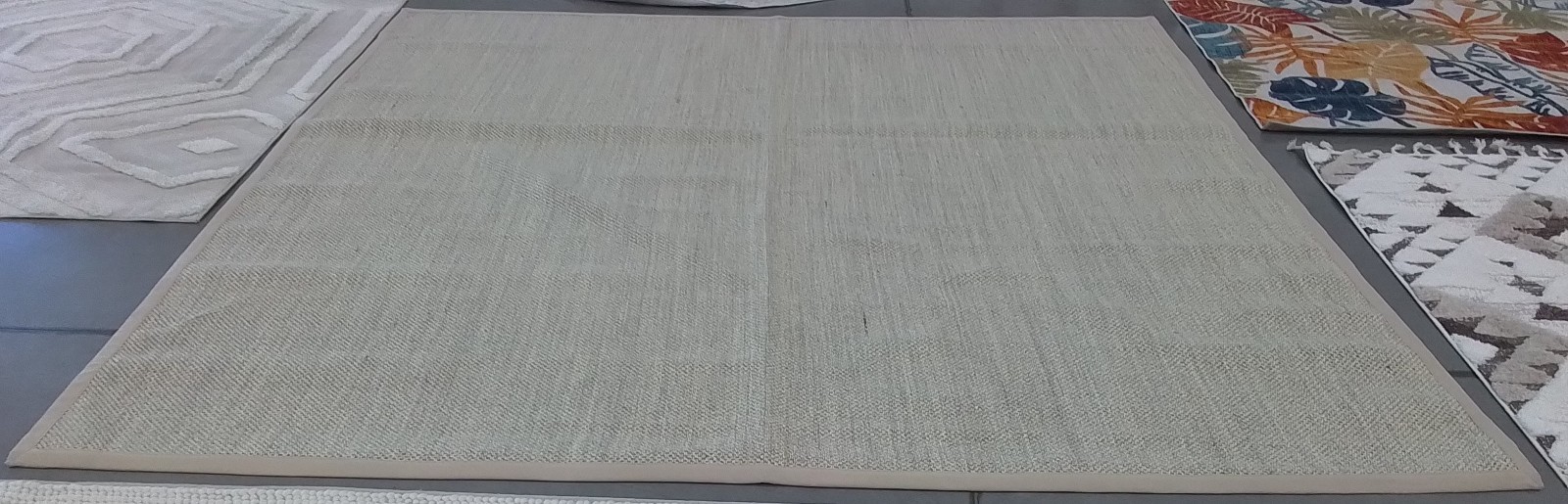 MARBLE BEIGE 11′-0″ x 11′-0″ Back Stain Rug Reduced Price 1172782380 NF143C-11SQ
