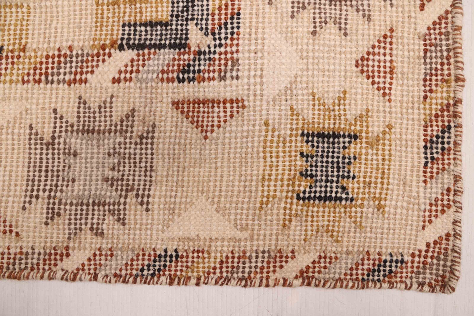 Vintage Hand Woven Area Rug 5’3″ x 7’7″ Traditional Wool Oriental Carpet