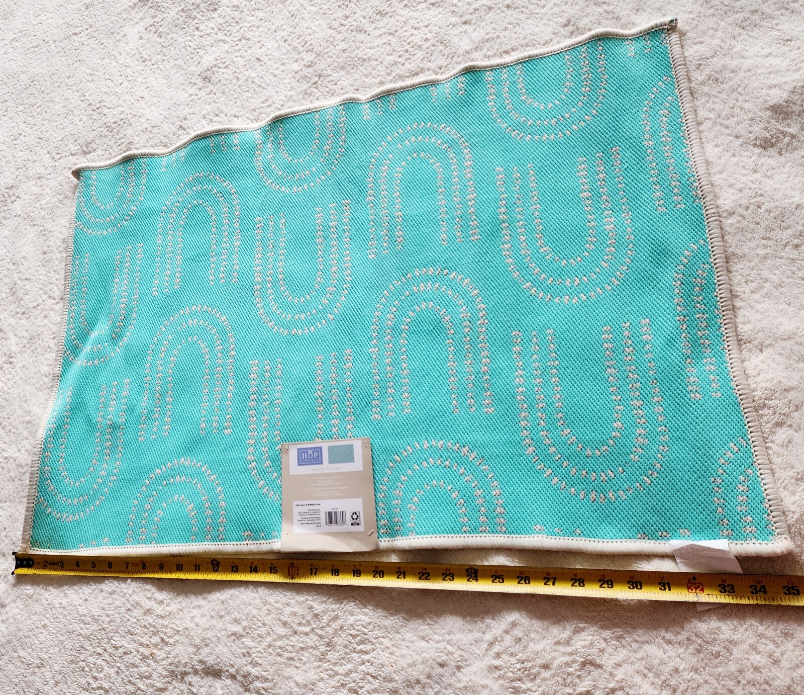 New Way To Celebrate Easter HOP ON IN Reversible Accent Rug, 24″ x 36″