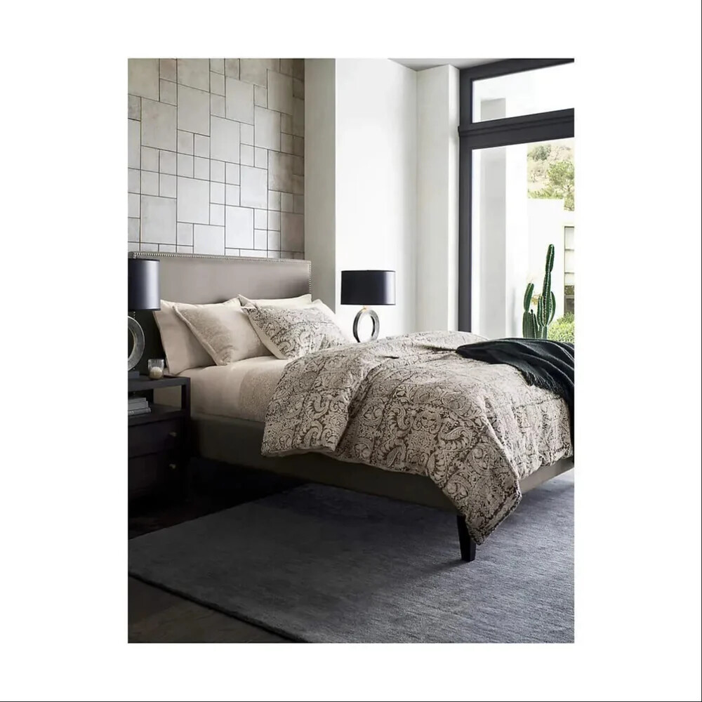 Traditional Vintage Hand Tufted Wool Carpet, Area Rug, Tufted Wool Area Carpet