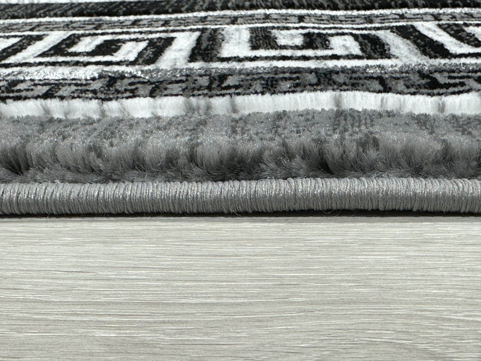 Abstract Thick Area Rug Hand Carved Modern Geometric Carpet