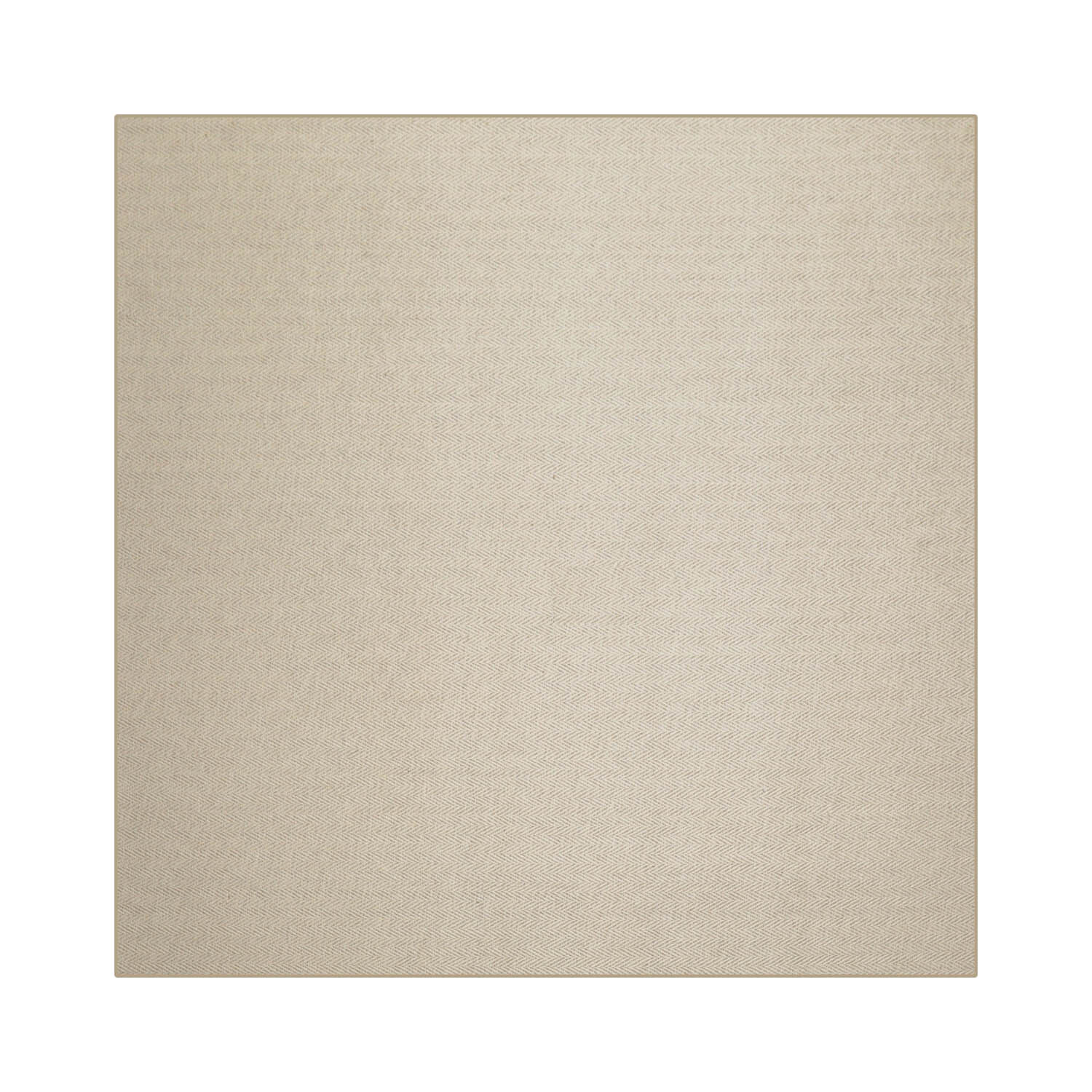 LoomBloom Multi Sizes Beige Hand Woven Herringbone New Zealand Wool Area Rug