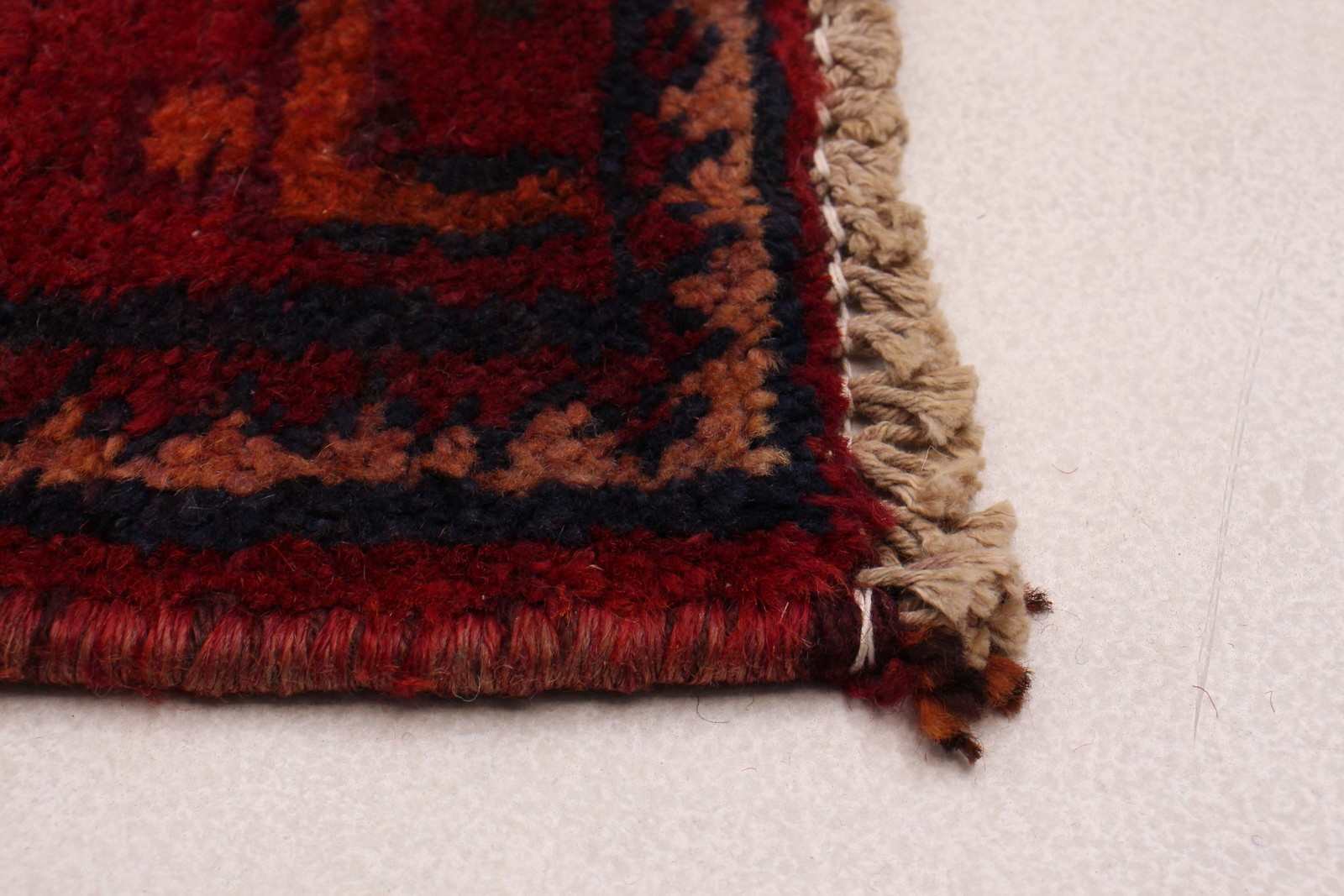 Vintage Hand-Knotted Area Rug 4’8″ x 12’6″ Traditional Oriental Wool Carpet
