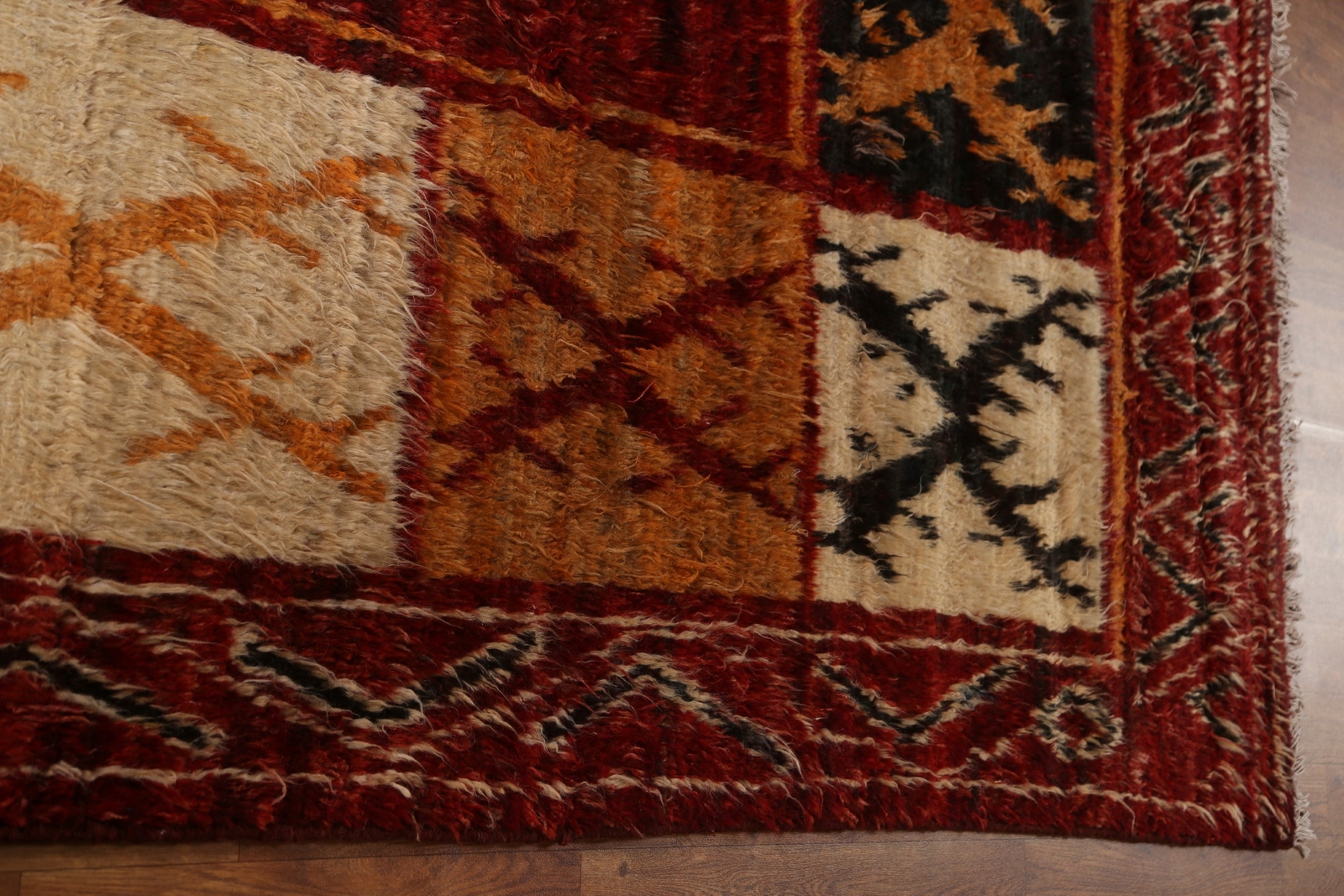 Moroccan Luxury Hand-Knotted Wool Rugs for Living Room Flooring 8×10 ft