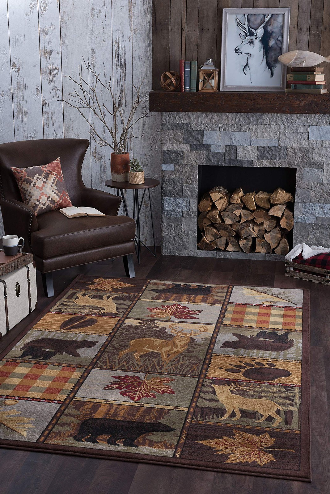 Tayse 7’10” x 10’3″ (Rectangular), Multi-color – Colorblock Wildlife