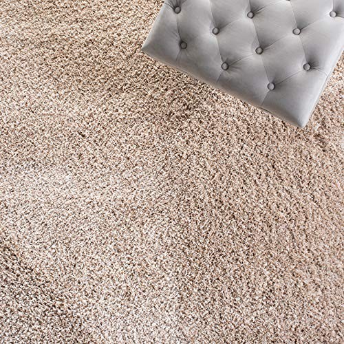 SAFAVIEH California Premium Shag Collection 3′ x 5′ Beige SG151 Non-Shedding