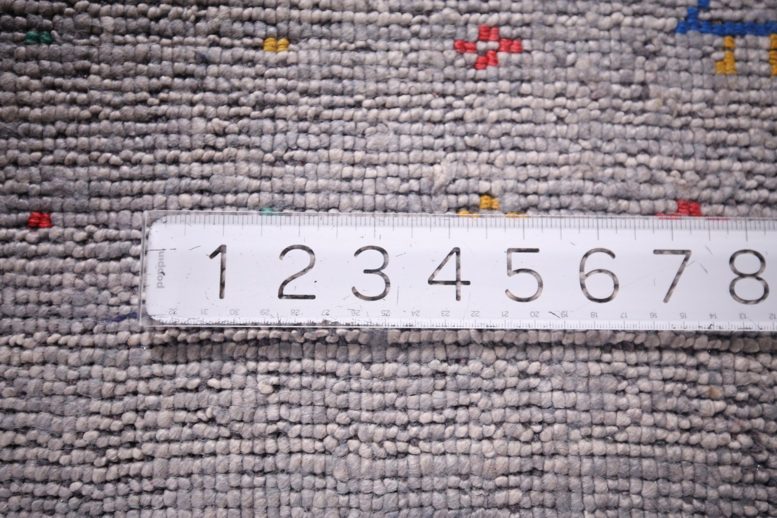 Gray Tribal Square Area Rug 8×8 Handmade with Artistic Color for Chic Interiors