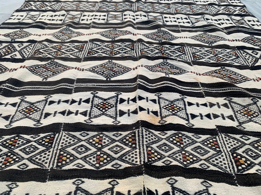 Fulani Blanket,African Blanket,Antique Hand Made Fulani,Wedding Blanket 5×8 ft