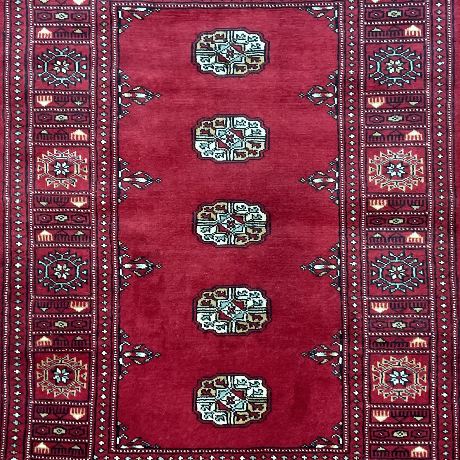 Handmade Bokhara Wool Rug (3’0x 4’11)