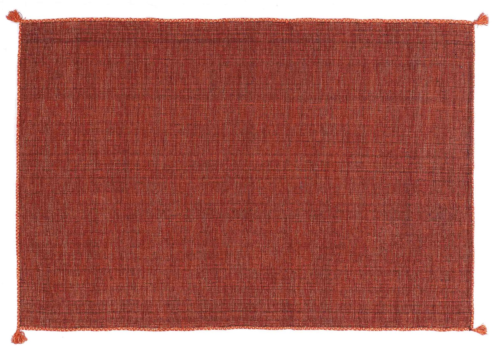 Kelim FRANSI Plain Carpet Flat Weave Mottled in 4 COLORS & 5 SIZES