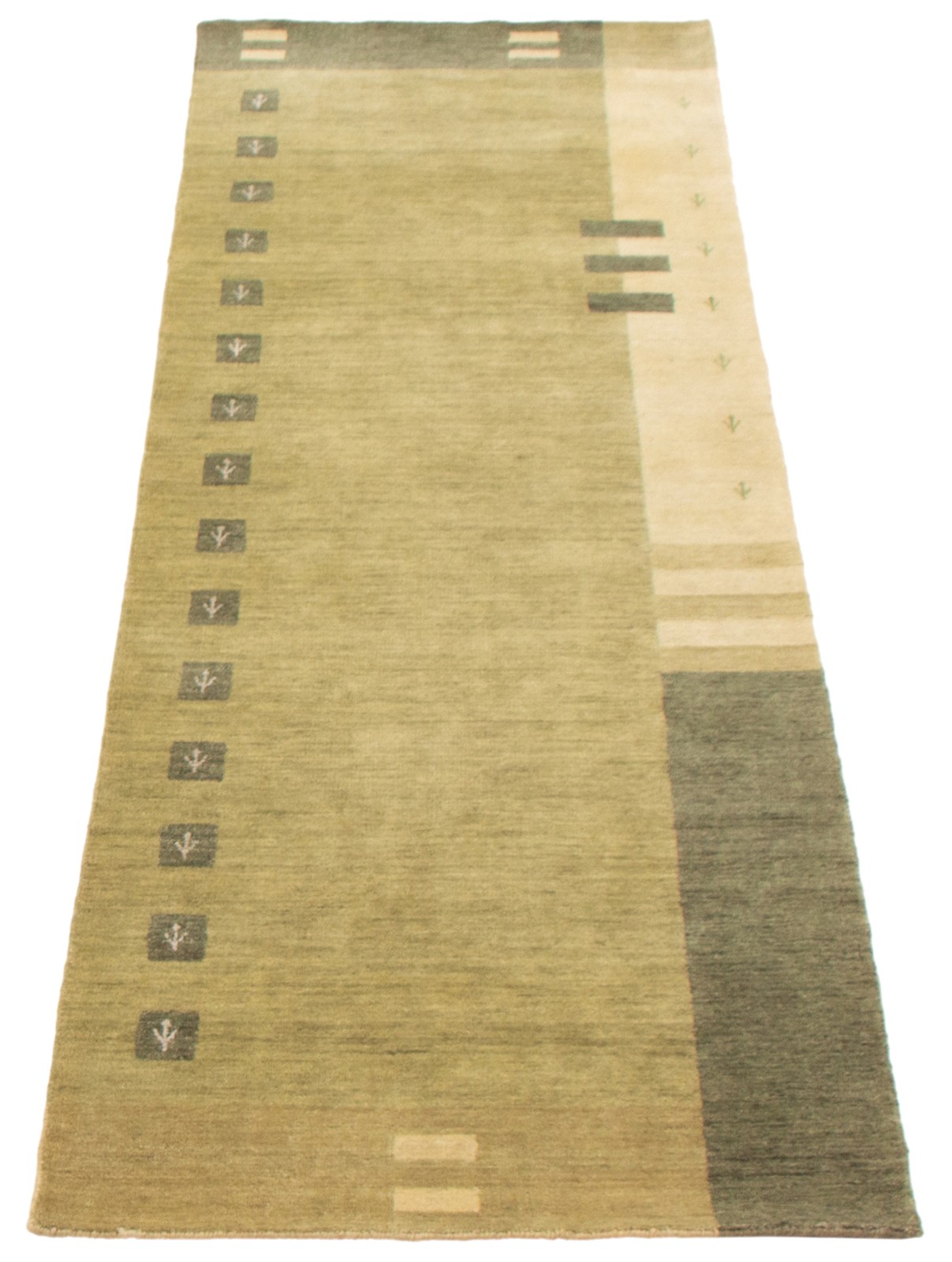 Hand loomed Area Rug 2’10” x 8’0″ Traditional Wool Oriental Carpet
