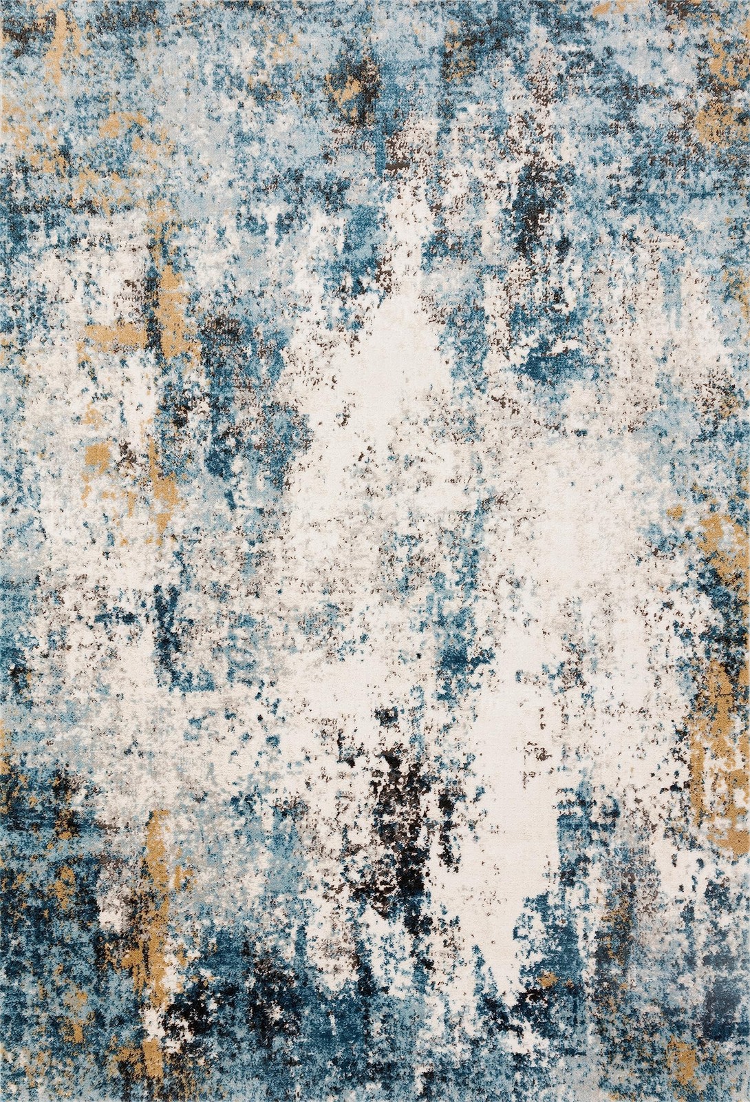 Loloi Alchemy Collection Alc-05 Denim/Ivory 3-4 X 5-7 Accent Rug