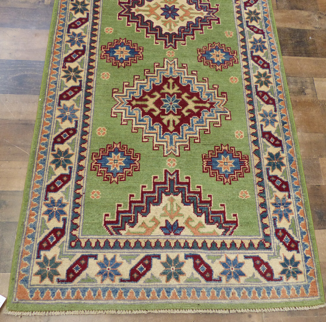 2’8″x6’8″ New Pakistani Super Kazak hand knotted wool Oriental area rug runner
