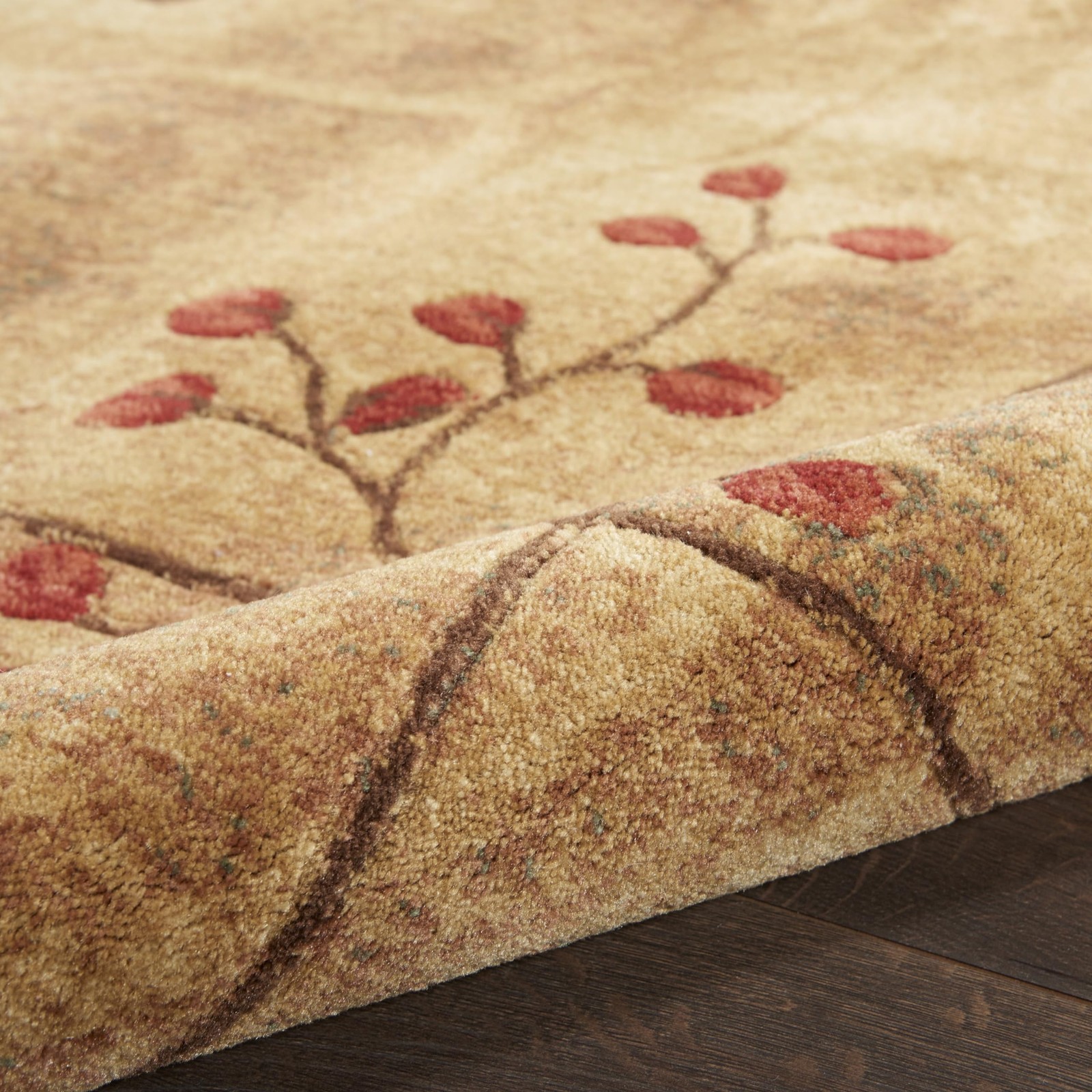Nourison Home Somerset Latte 2’3″ x 10′ Area Rug – Easy Clean, Non Shedding