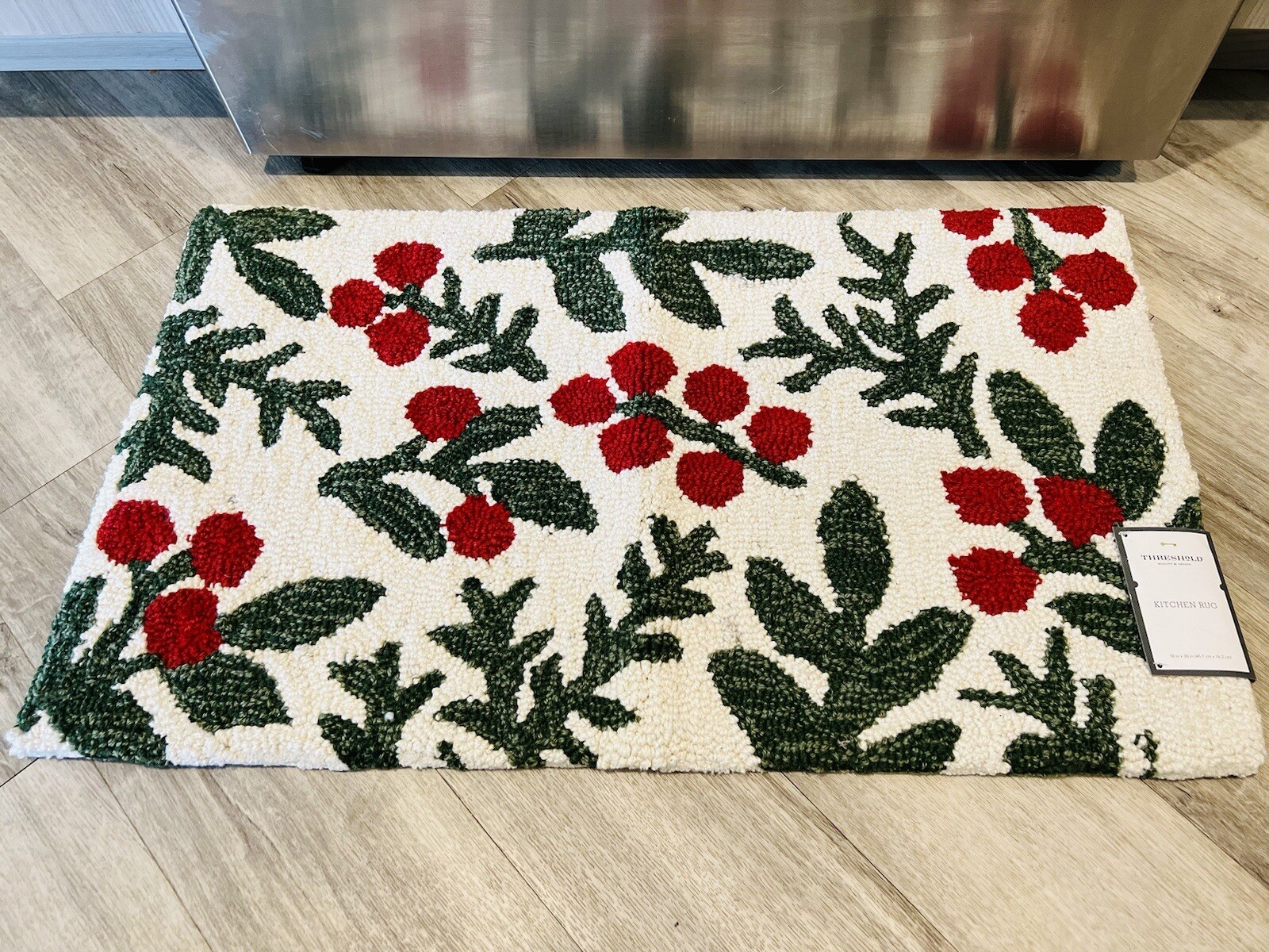 Threshold Kitchen Rug 18×30 Berry Design