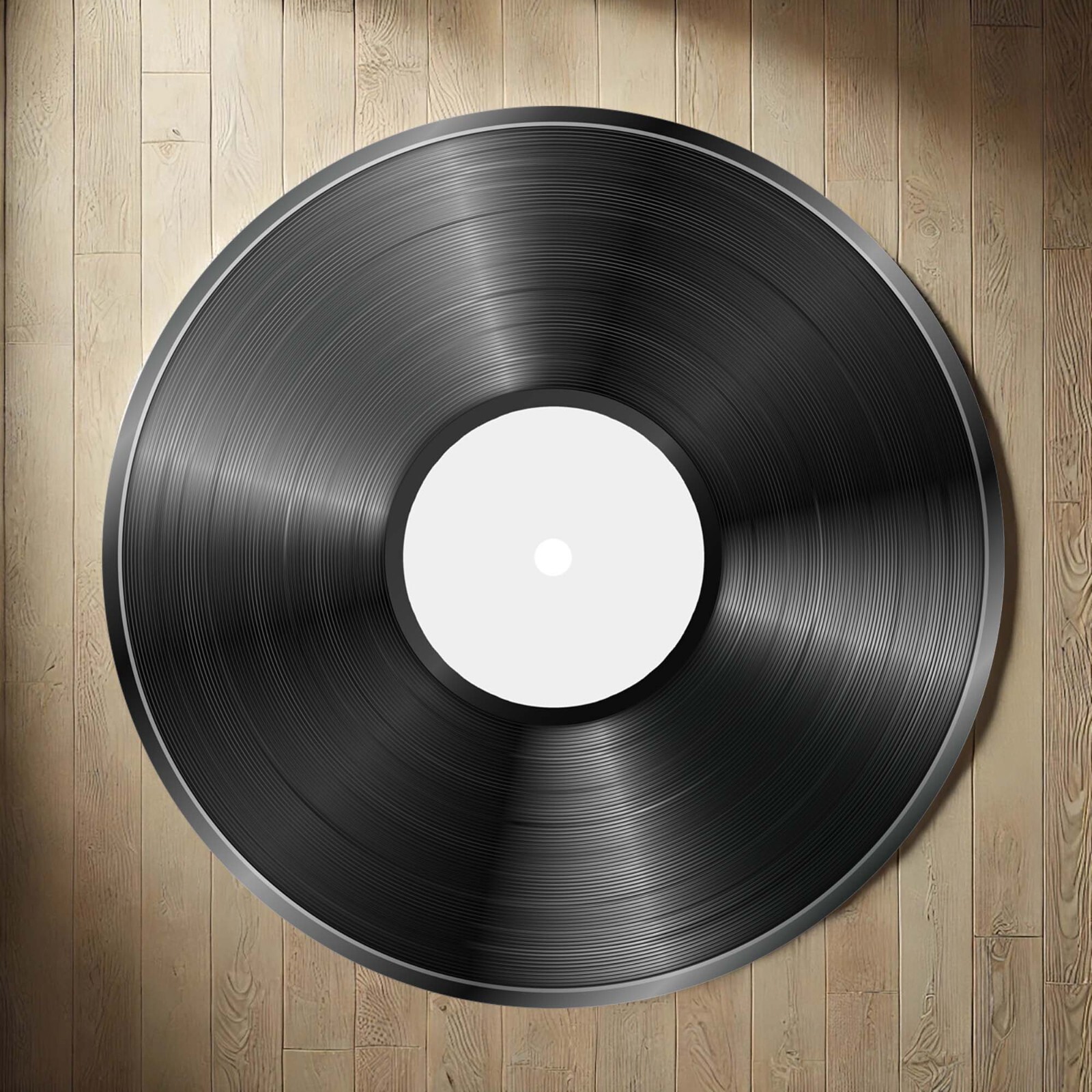 Vinyl Record Rug, Music Lover Carpet, Retro Round Mat, Turntable Decor, DJ Studi