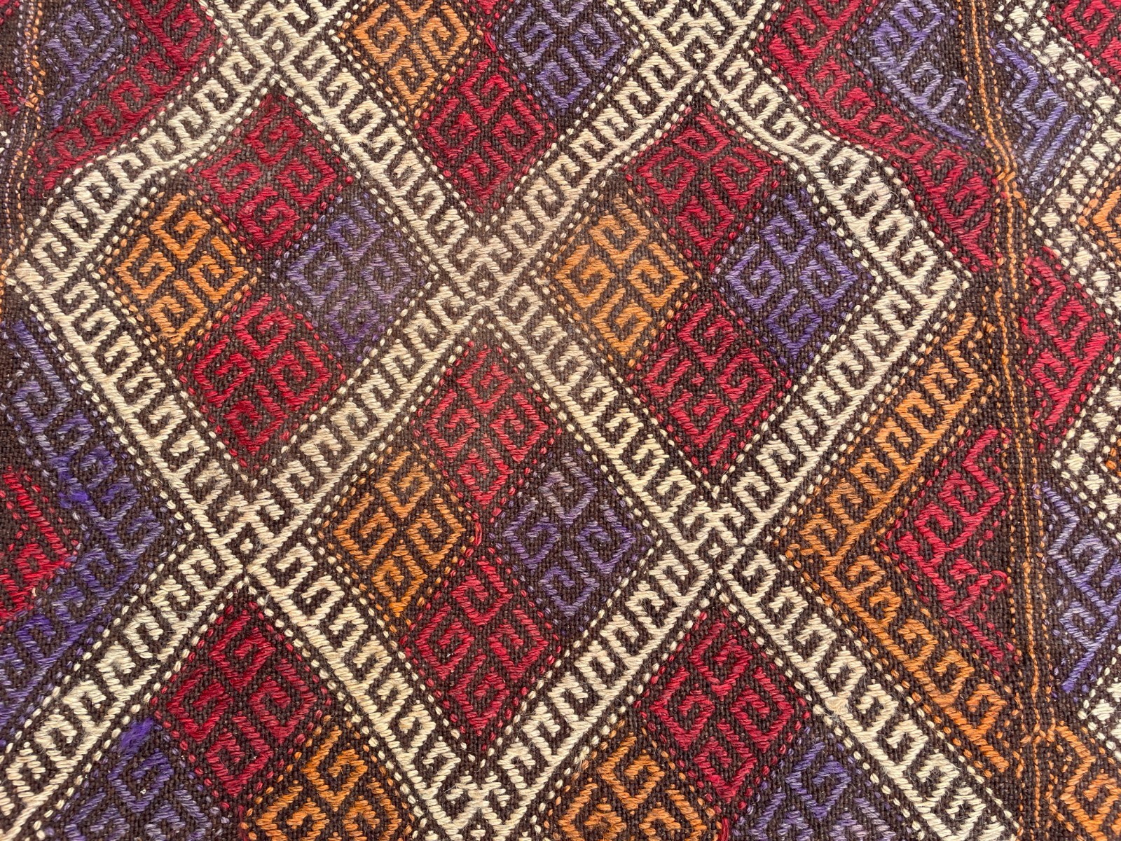 2’8 x 9’9 Ft Afghan Kilim Runner Rug – Diamond Geometric Tribal Flatweave Design