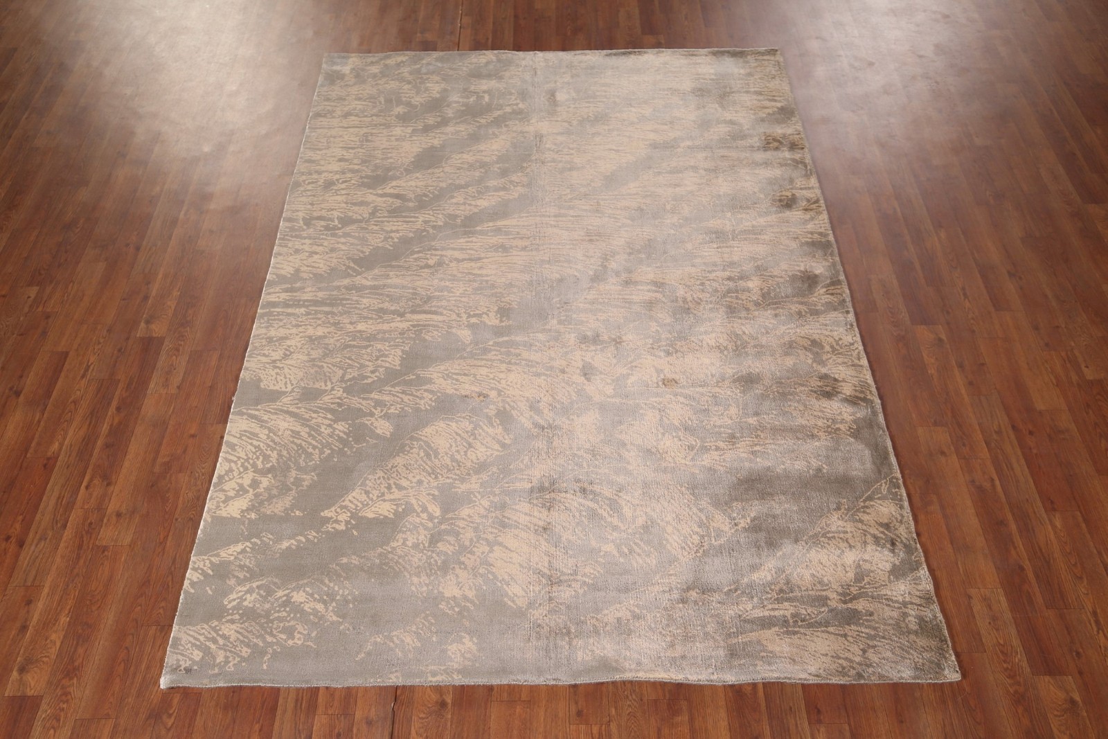 Hand-Knotted Wool Abstract Area Rug 6×8 Contemporary Home Decor Modern Rug