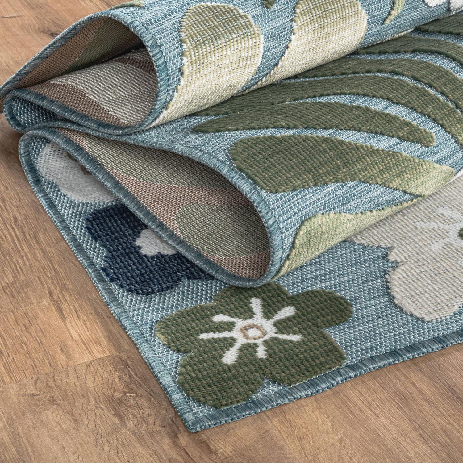 Beverly Rug Outdoor Rug 10×14 Large Modern Floral Tropical Area Rugs for Outd…