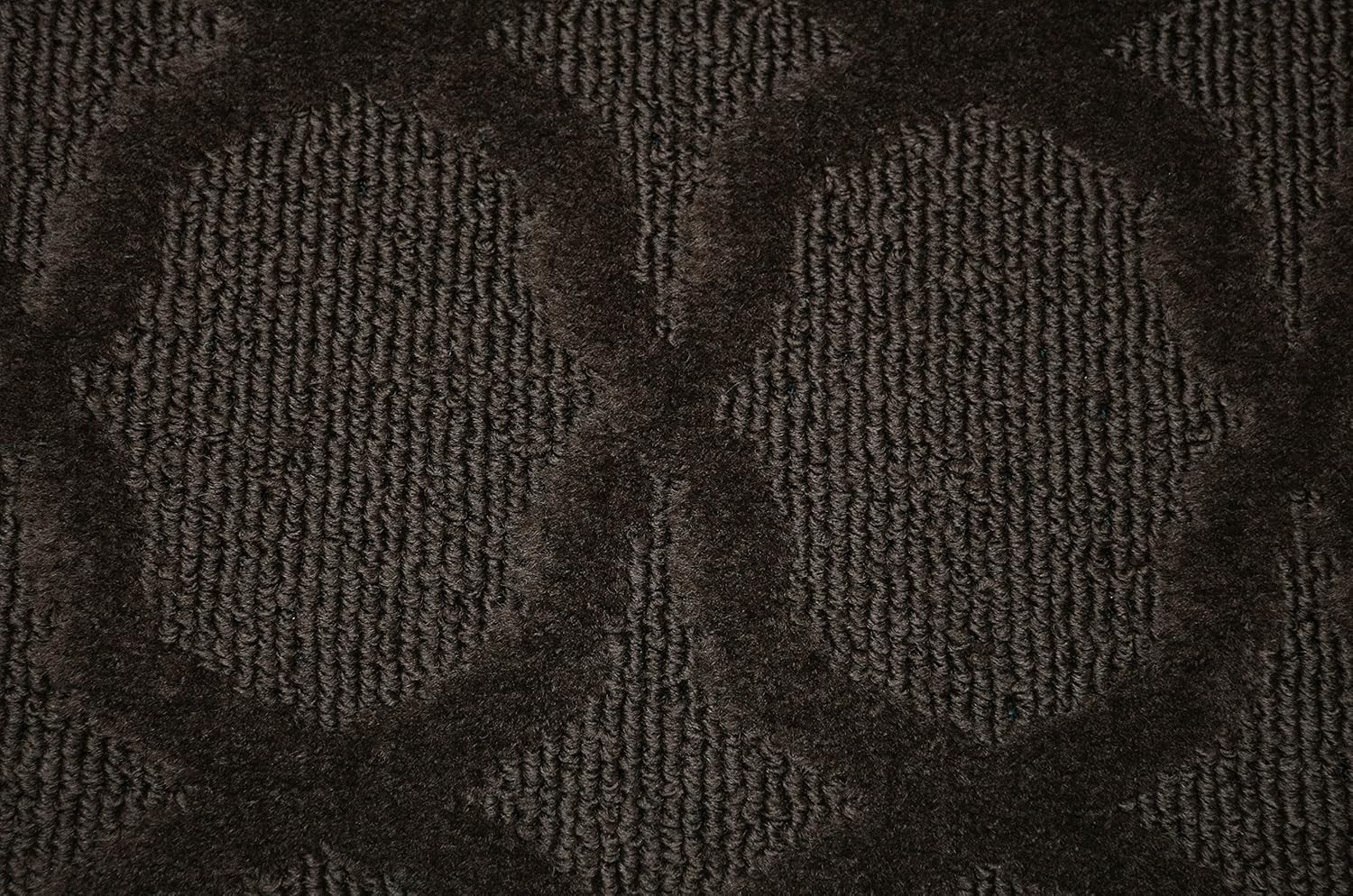 Sparta Non Slip Polypropylene 3 Ft. X 5 Ft. Brown Mocha Area Rug- Ideal for Livi