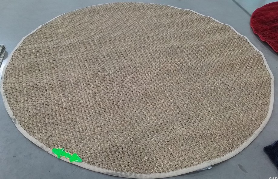 NATURAL / IVORY 8′-0″ x 8′-0″ Stained Rug, Reduced Price 1172806754 NF114J-8R