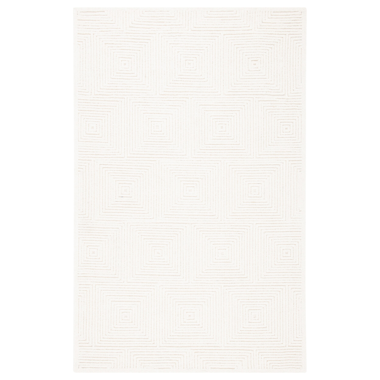 SAFAVIEH Textural Collection TXT102A Handmade Ivory Rug