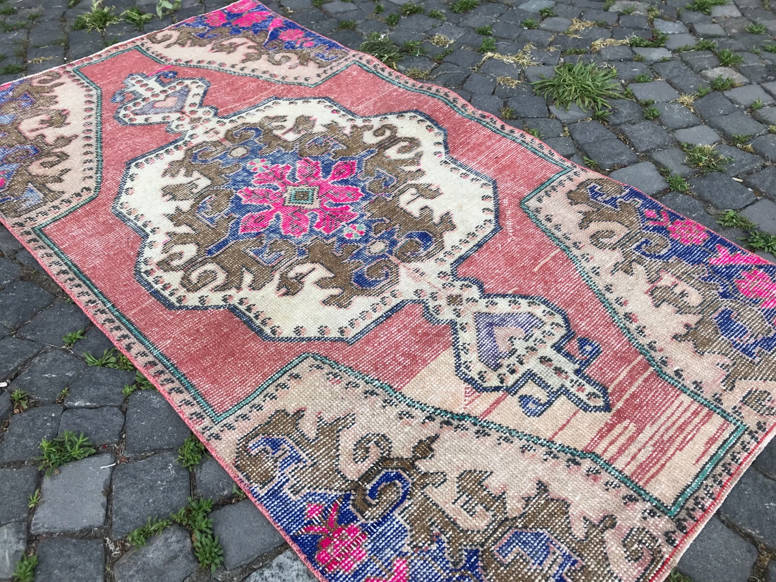 Handmade Rug Turkish Area Rug Vintage Rug Oushak Rug Antique Rug Bohemian Rug