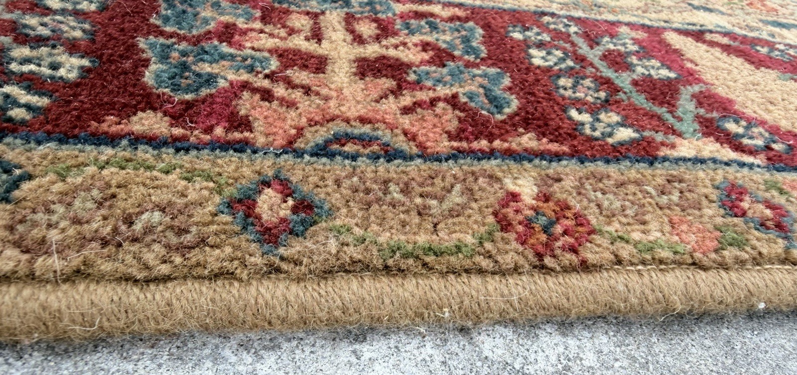 2.6×10.6 KARASTAN SAMOVAR TEAWASH VASE 901 -100% WOOL RUG EXCELLENT CONDITION
