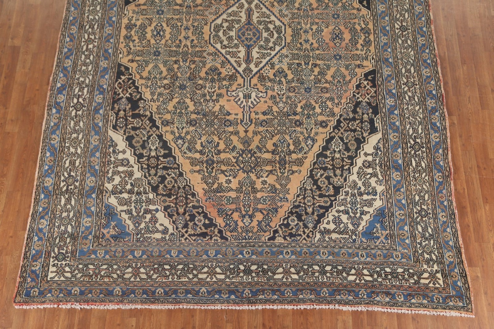 Geometric Room Size Area Rug 9×12 Medallion Hand-made Classic Vintage Carpet