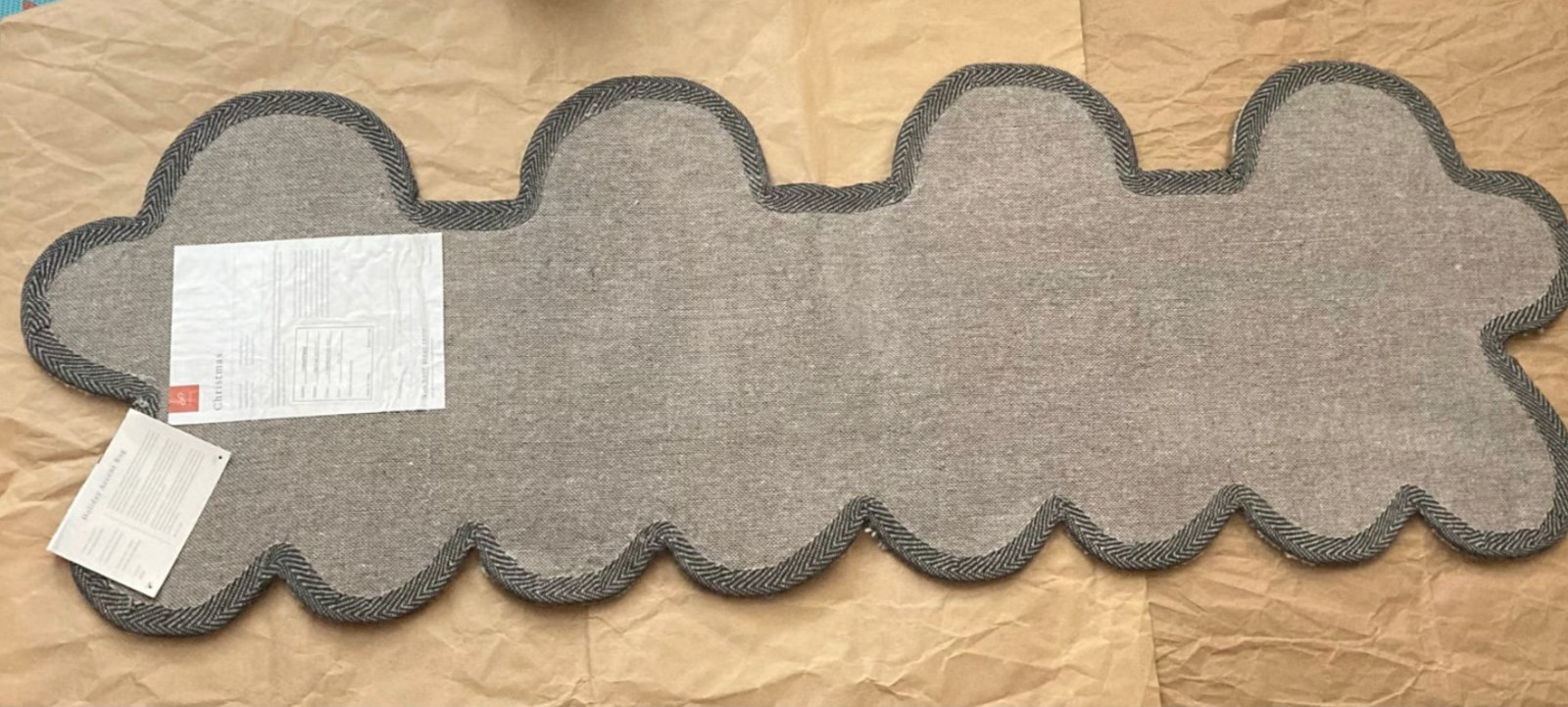 LOLOI Gingerbread Family House Rug 20×60” Christmas Hooked Runner NWT