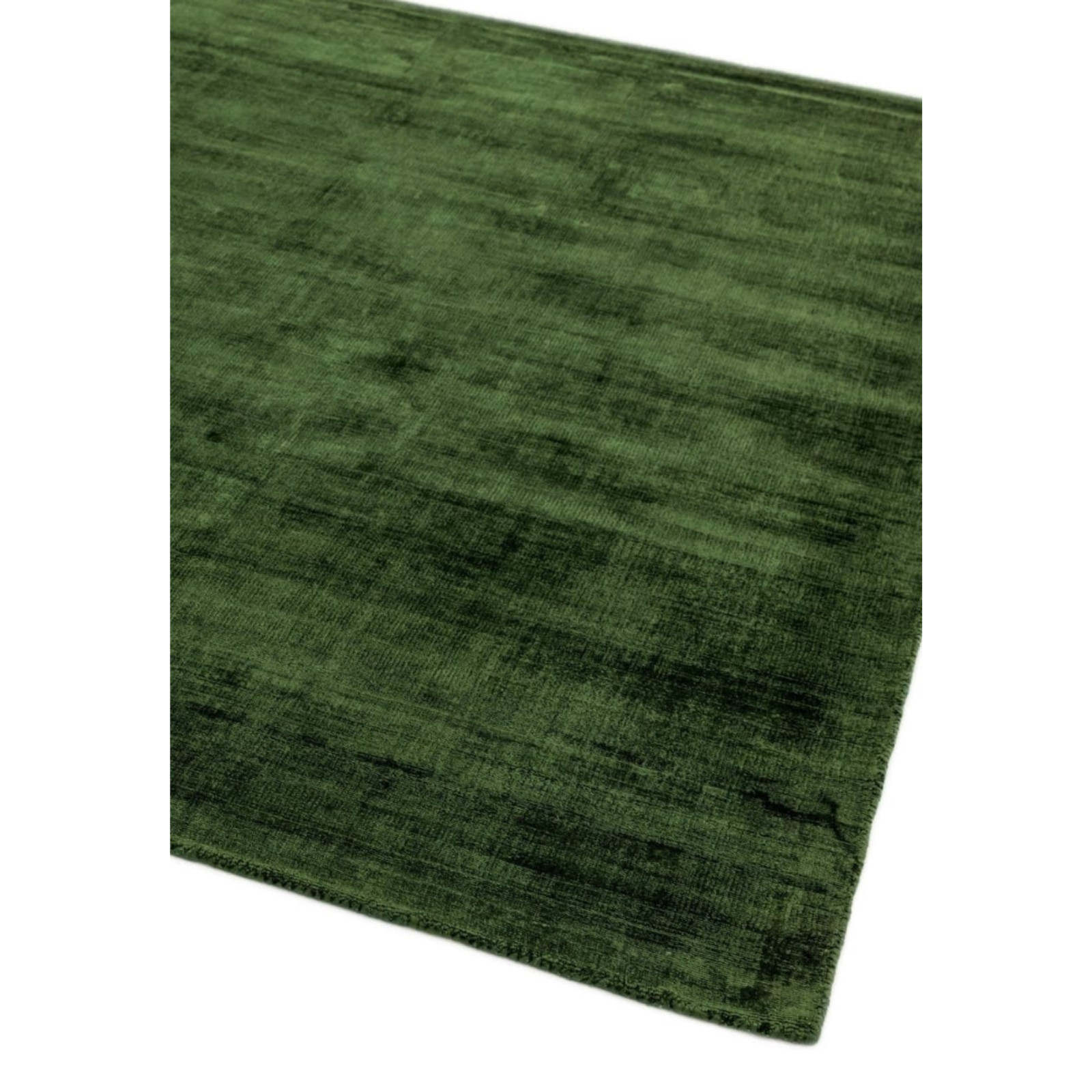 Traditional Hand loomed Carpet Green Viscose Area Rug, Hand Knotted Art Silk Rug
