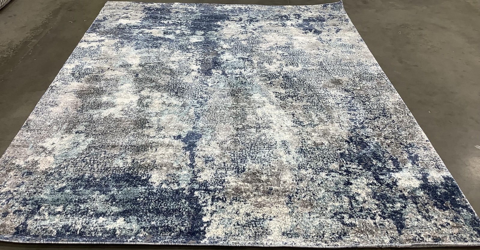 NAVY / GREY 8′-0″ x 10′-0″ Back Stain Rug, Reduced Price 1172681973 ASN710N-8