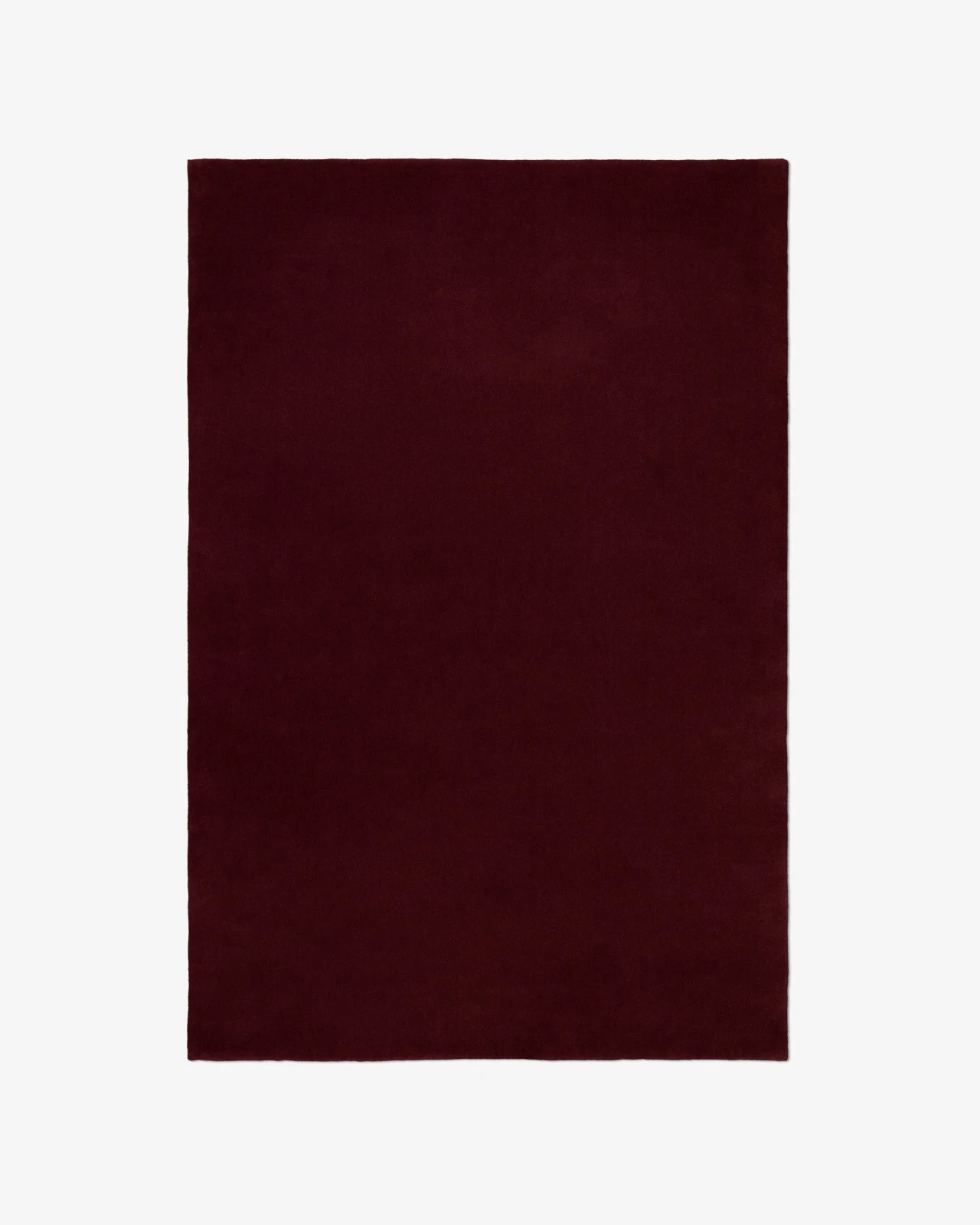 Nordic Knots Grand Deep Wine Wool Rug Hand-Tufted Plush Pile Scandinavian Rug