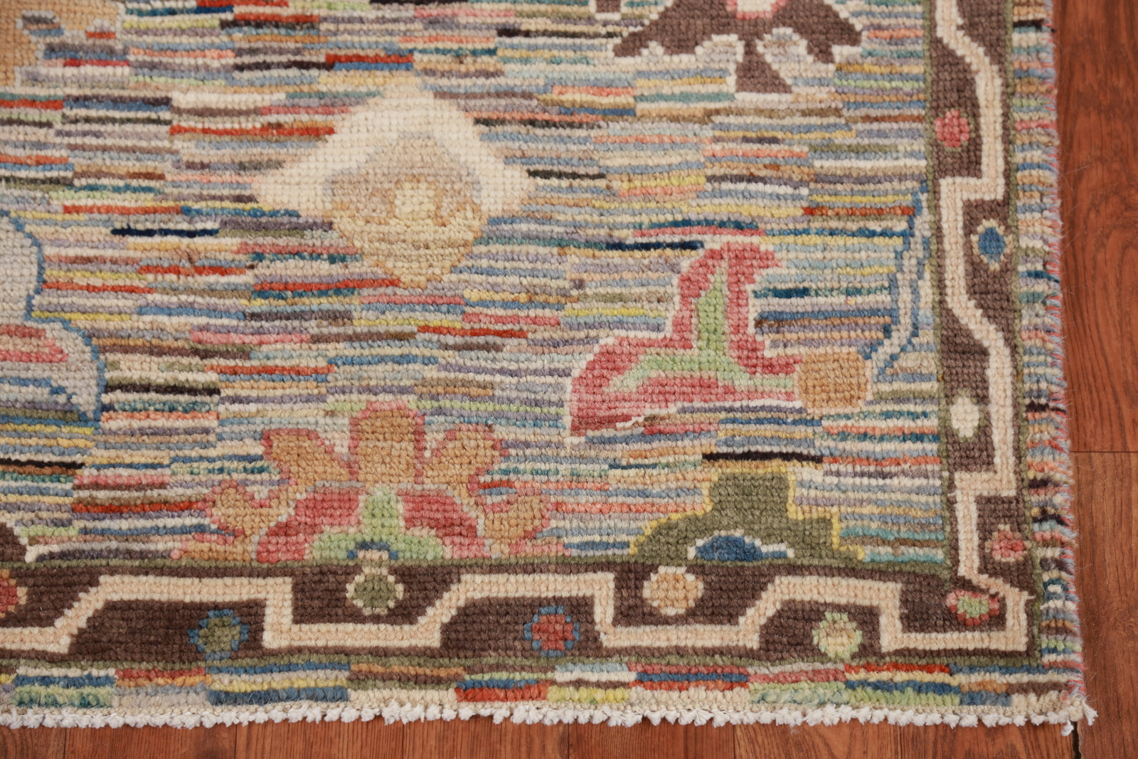 Vegetable Dye Handmade Oushak Turkish Hallway 20 ft Long Runner Rug Wool 3×20 ft
