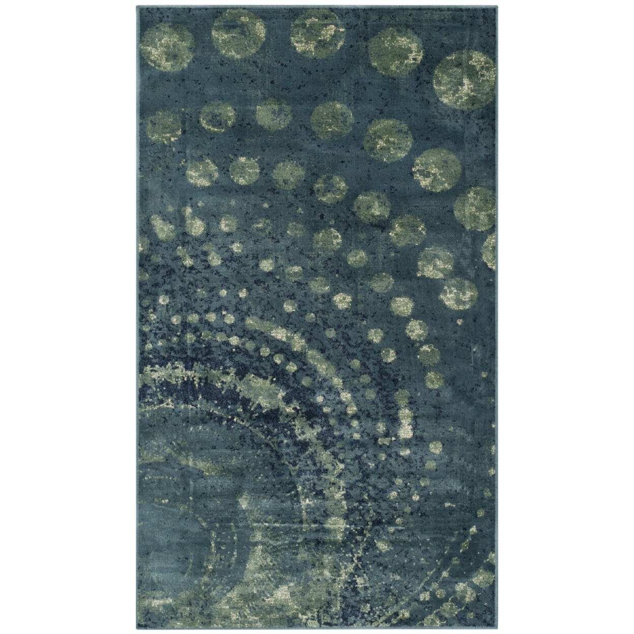 SAFAVIEH Constellation CNV749-2224 Turquoise /Multi Rug