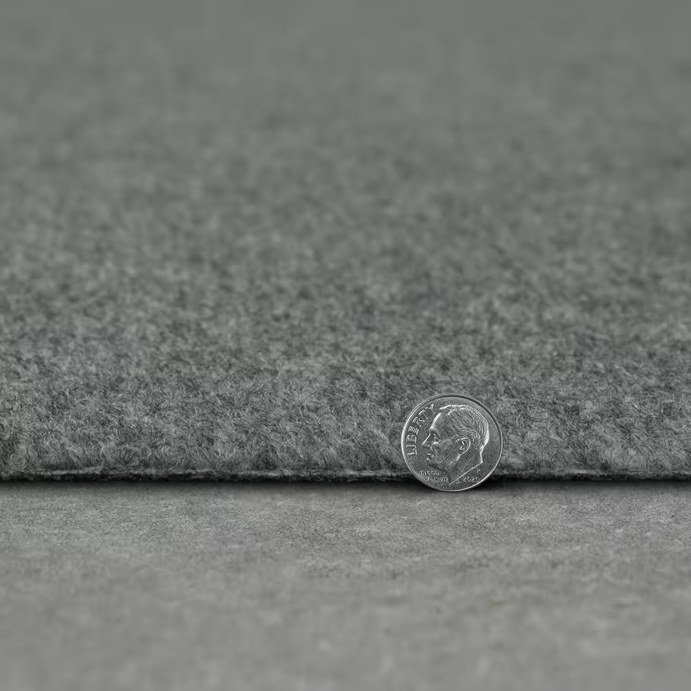 Unbound Smoke Gray Ribbed 6 ft. x 8 ft. Indoor/Outdoor Area Rug Free Shipping