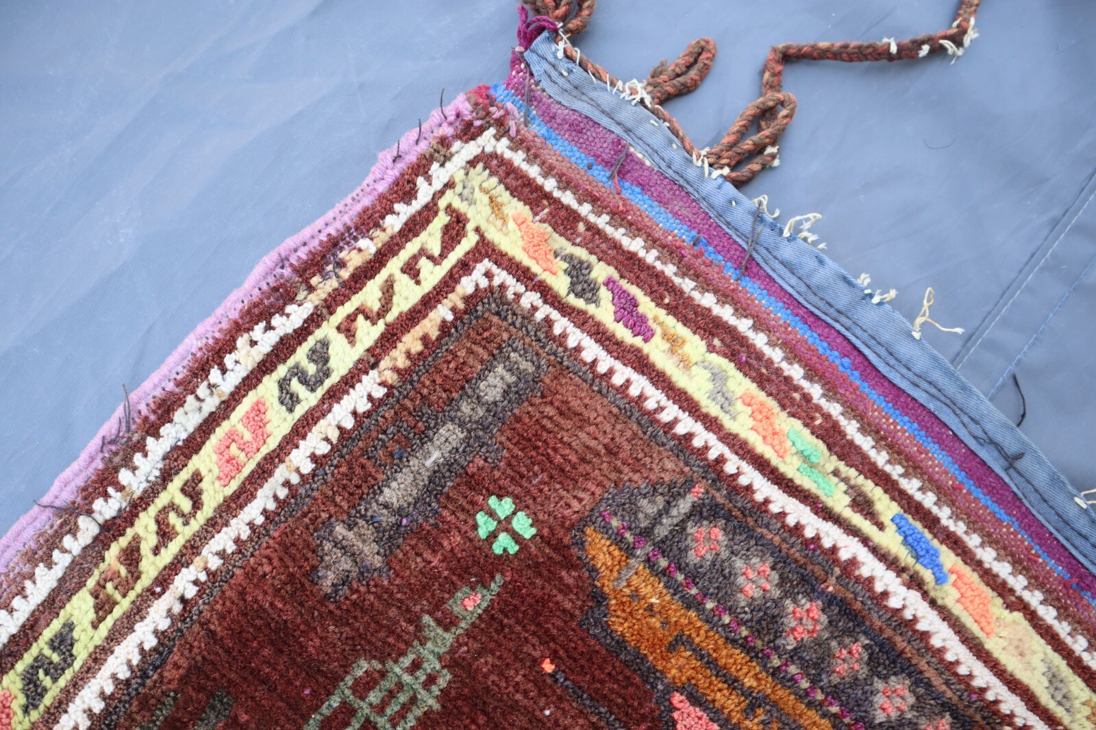 Vintage Tribal Rug 1’5×2 ft Afghan Handmade Antique Ethnic Bohemian Style Rug