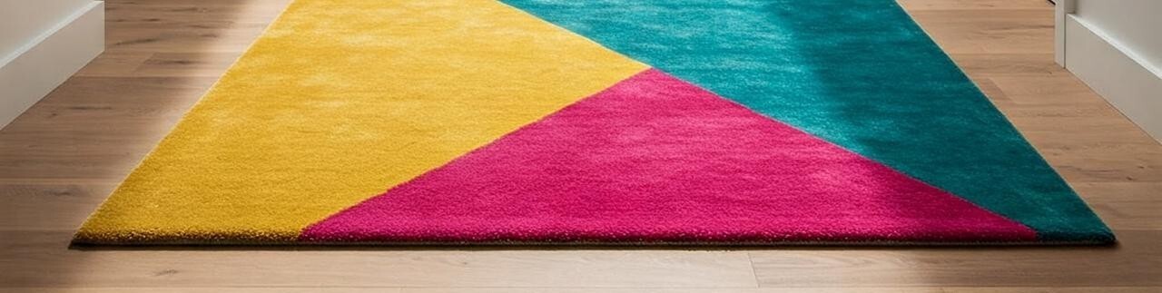 RECTANGULAR SHAPE “Modern Hallway with Geometric Accent Rug” FOR BEDROOM