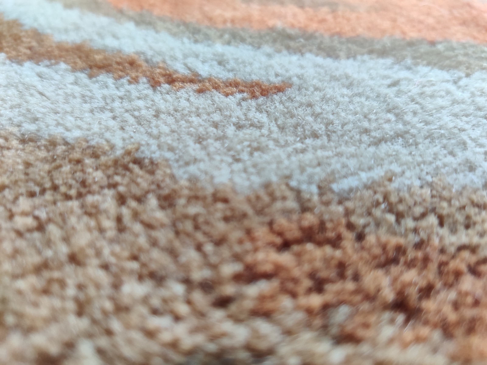 2 x 3 Brown Hand Knotted Rug for Kids Teens 100% Wool Animal Print 60×90 cm