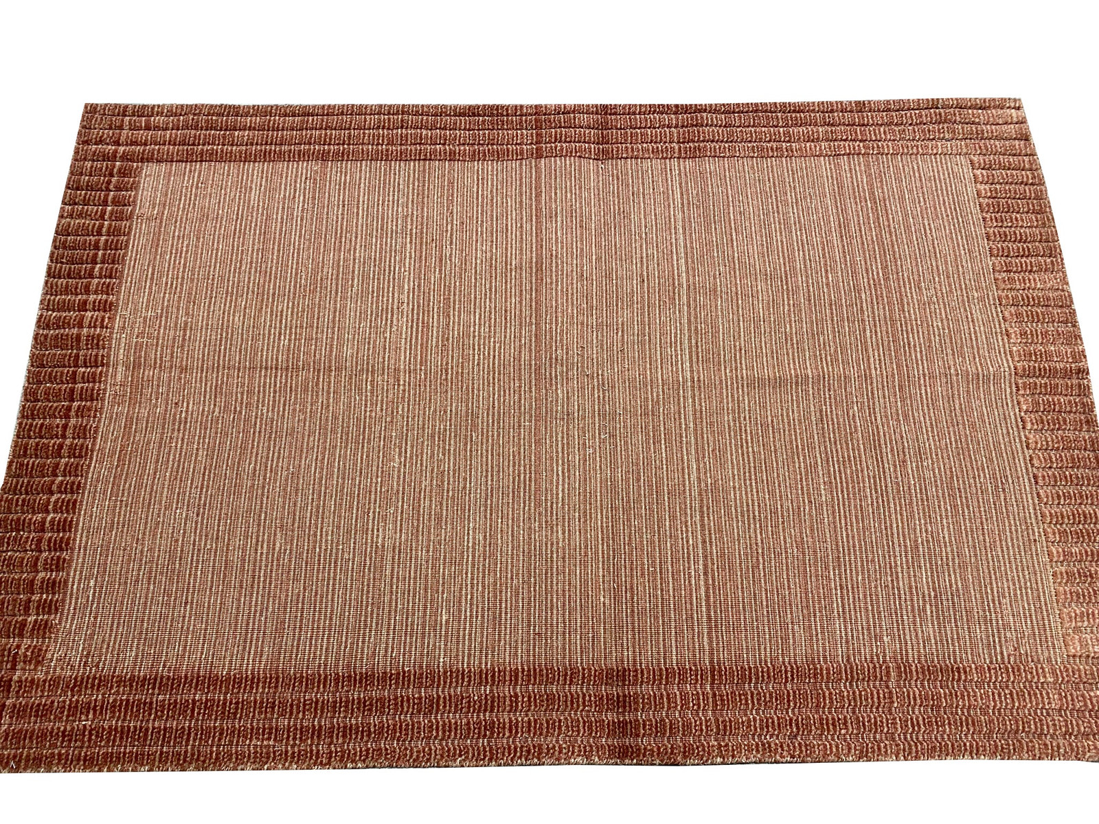 4×6′ Modern Handmade Kilim Flat Weave Rug One Single Color #F-6753