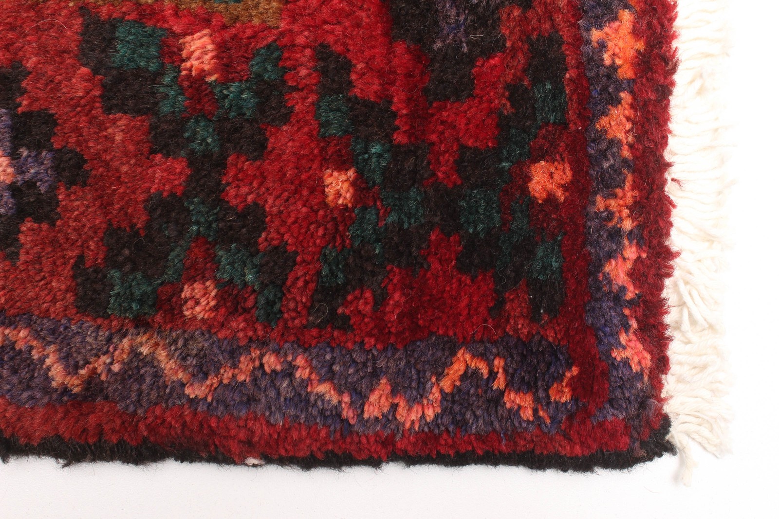 Vintage Hand-Knotted Carpet 4’4″ x 6’6″ Traditional Oriental Wool Area Rug