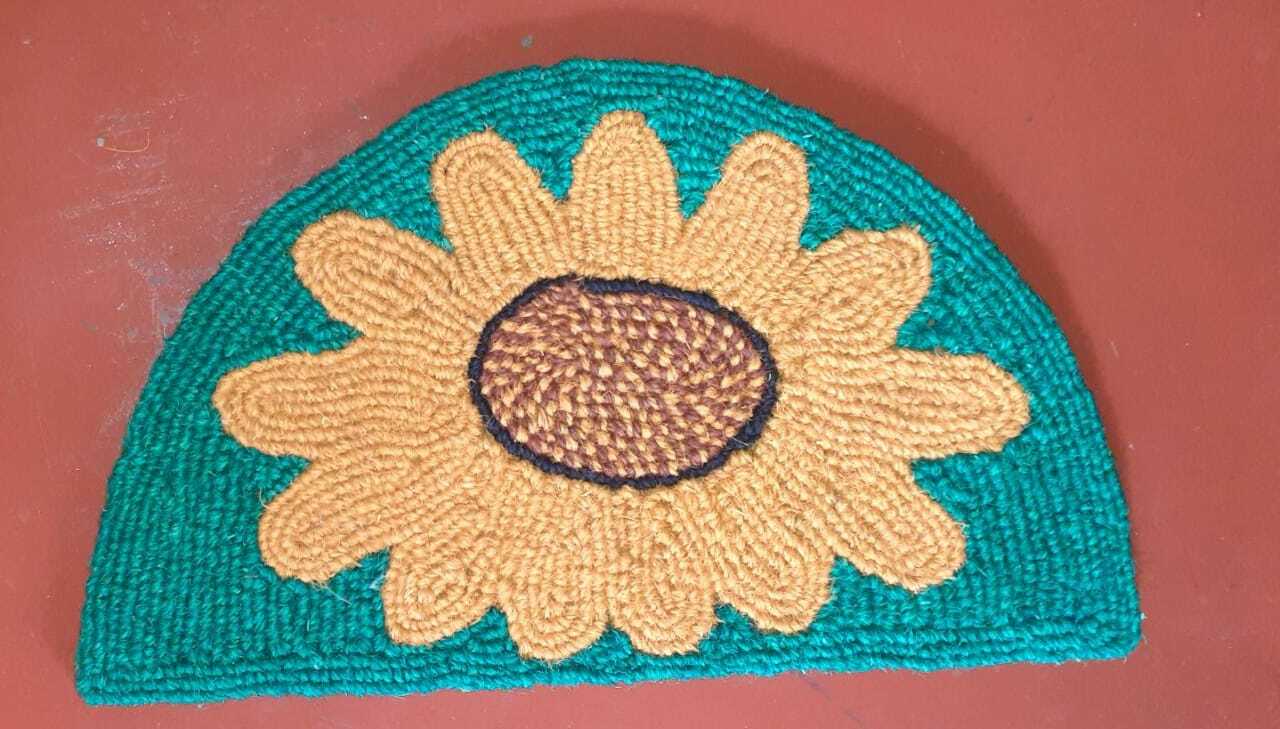 Ceylon Handmade Rope Rug Coir Coconut Fiber Modern Look Area Carpet Home Decor