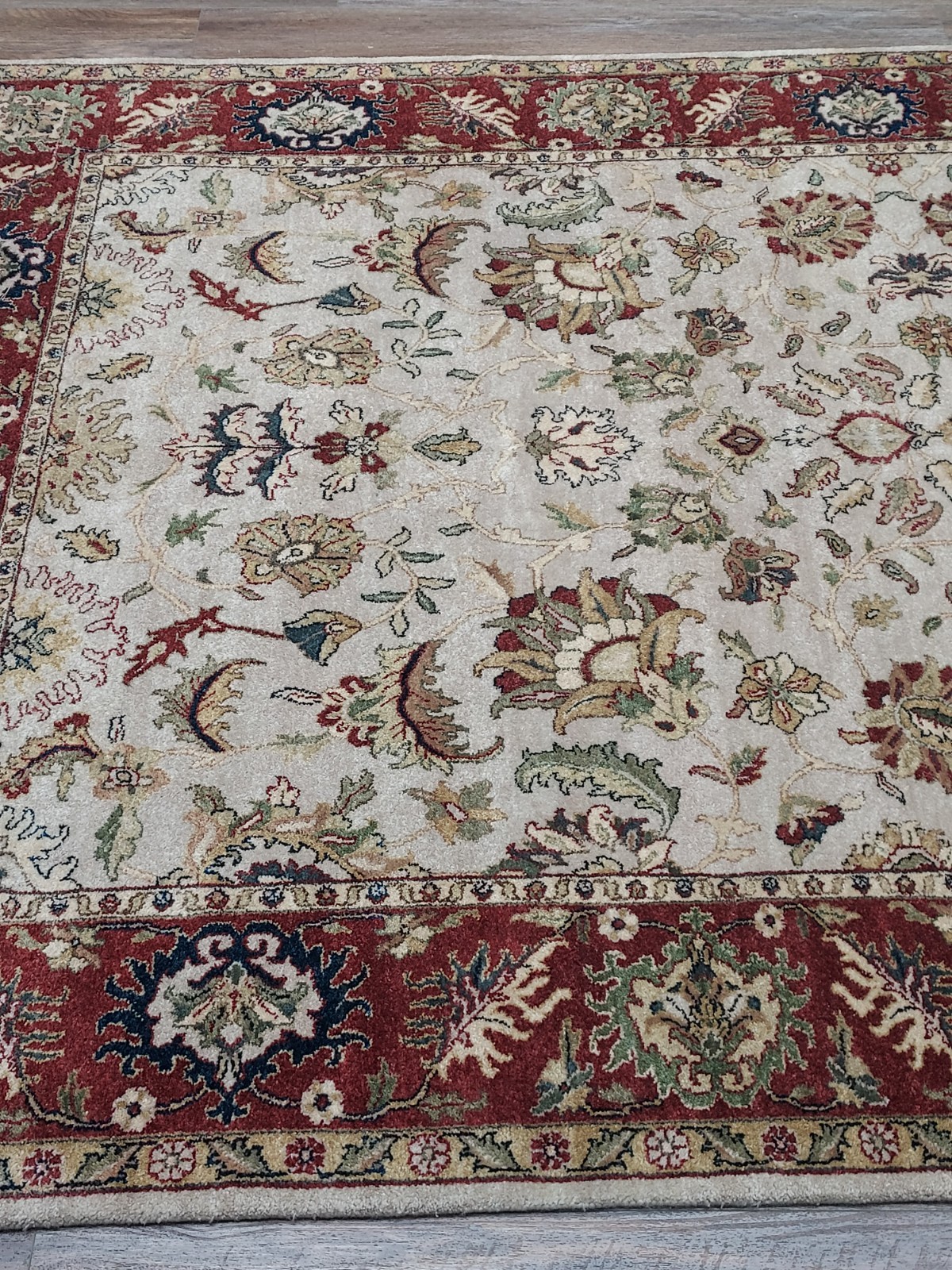 Turkish Silk And Wool HandMade Bohemian Royal Classic Design,Turkish Rug 6x9Ft