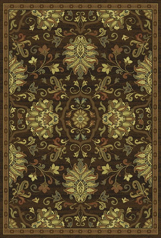 7×10 Sphinx Persien Brown Oriental 042G1 Area Rug New – Approx 6′ 7” x 9′ 6”