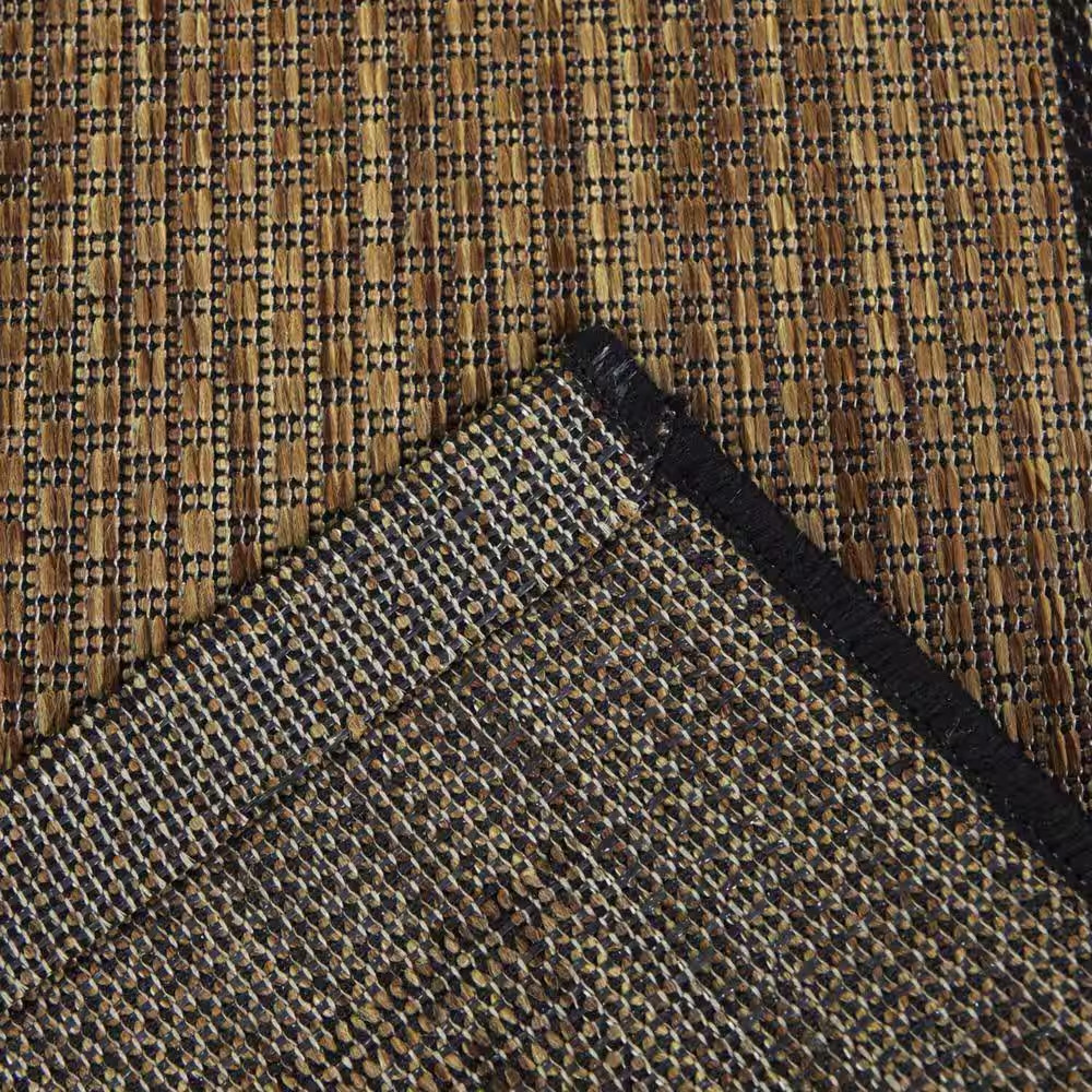 Terrace Black 8 Ft. X 10 Ft. Border Indoor/Outdoor Area Rug