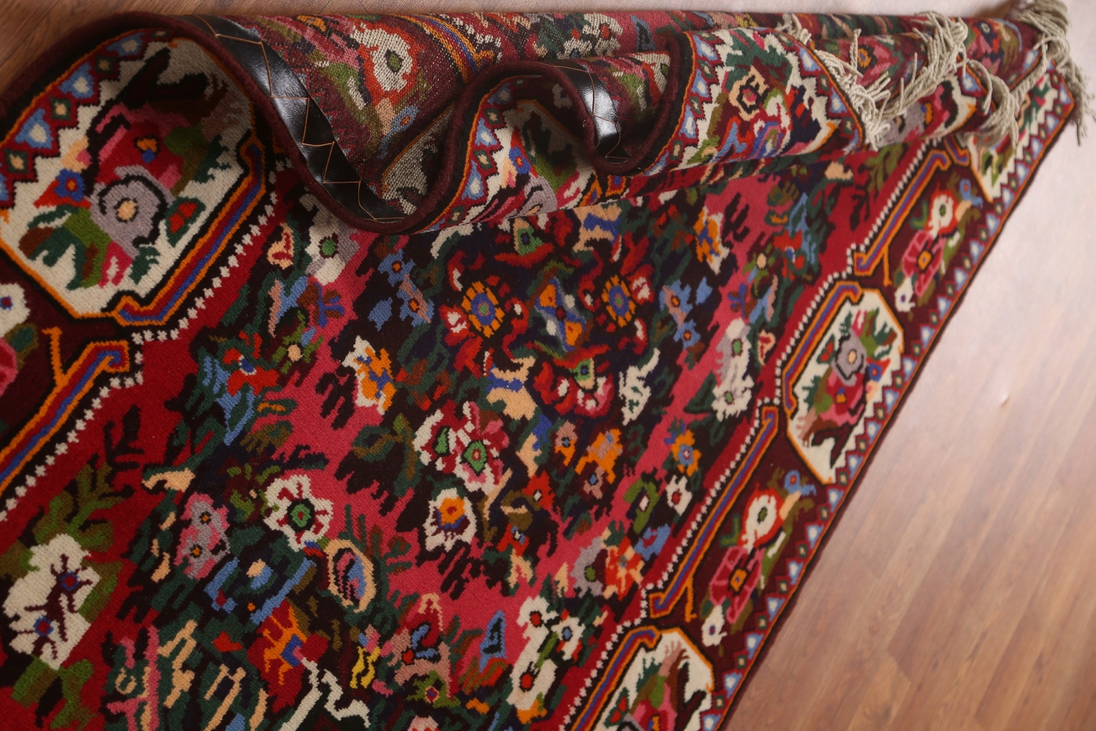 Victorian Style Traditional Floral Rug 4×5 Handmade Wool Carpet