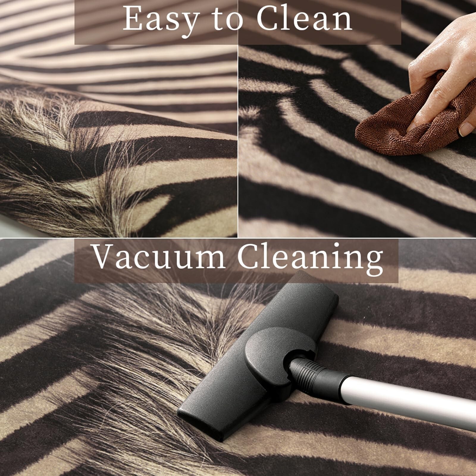 Large Zebra Rug10x8 ft Area Rugs Luxurious Zebra Print Rug Funky Area Rugs fo…