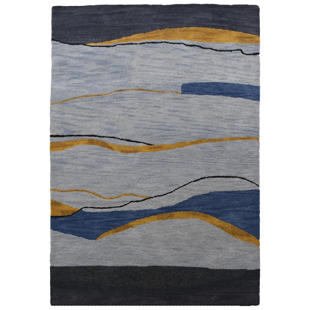 Hand Tufted Wool Area Rug Contemporary Multicolor BBH Homes BBK00S19