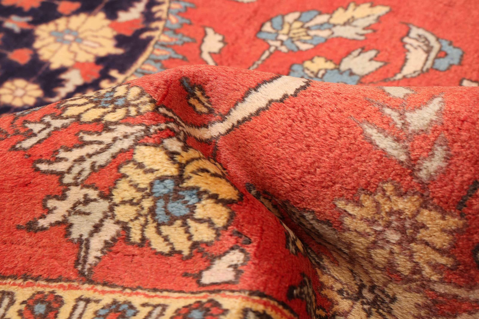 Traditional Vintage Hand-Knotted Area Rug 4’8″ x 7’9″ Oriental Wool Carpet