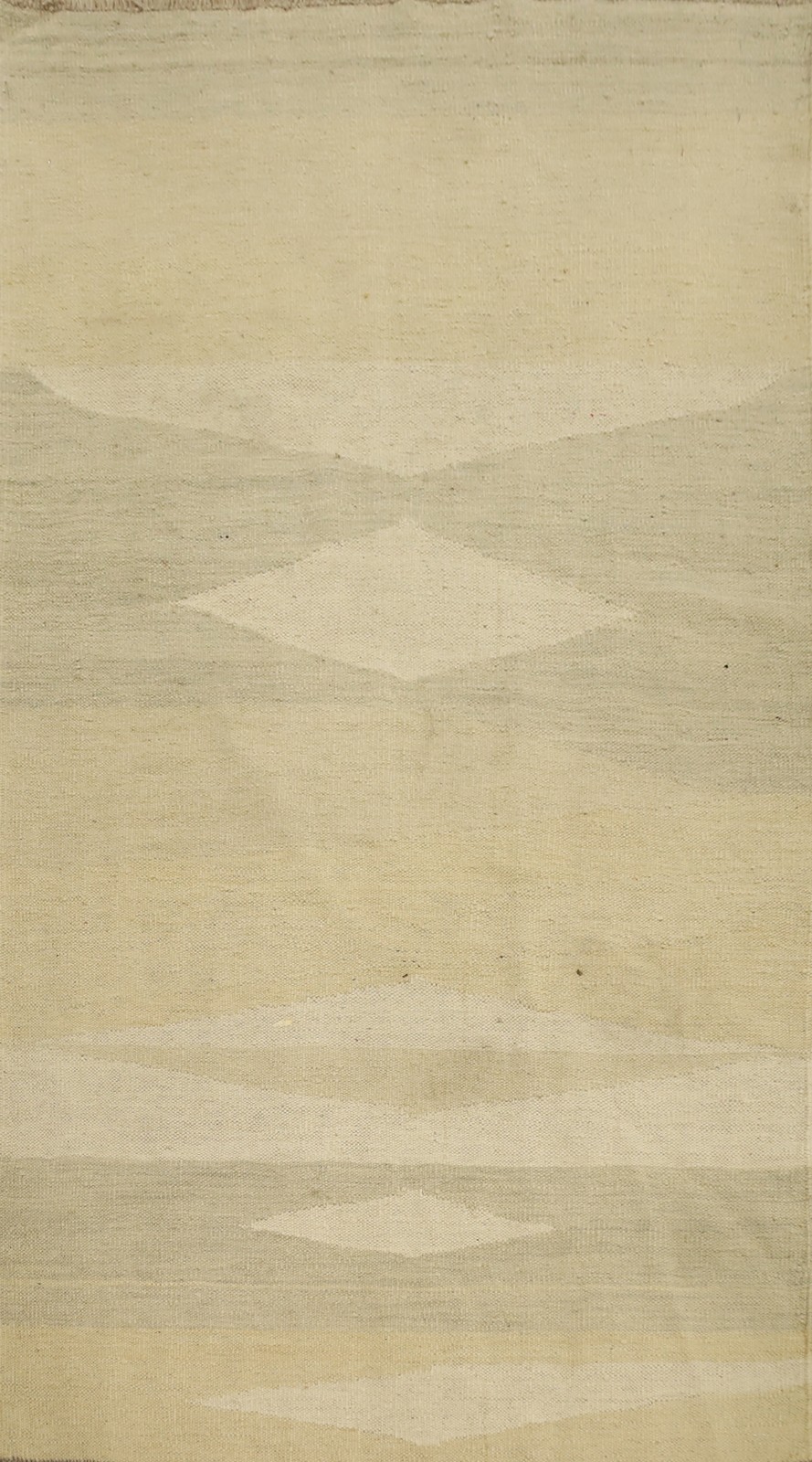 Kilim Handwoven Accent Rug 3×5 Modern Vegetable Dye Wool Reversible Carpet
